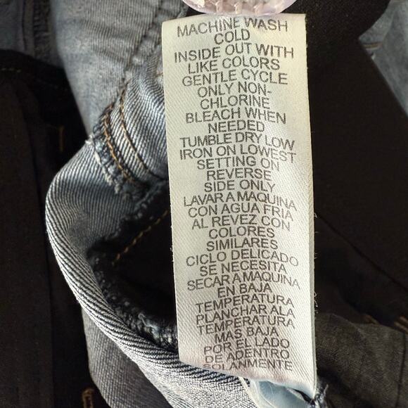 Democracy AB Technology Jeans Medium Wash Mid Rise Skinny Stretch Women's Size 4 - Picture 8 of 8